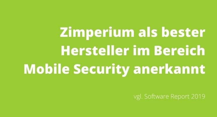 Zimperium als Top 25 Cyber-Security-Unternehmen 2019 ausgezeichnet